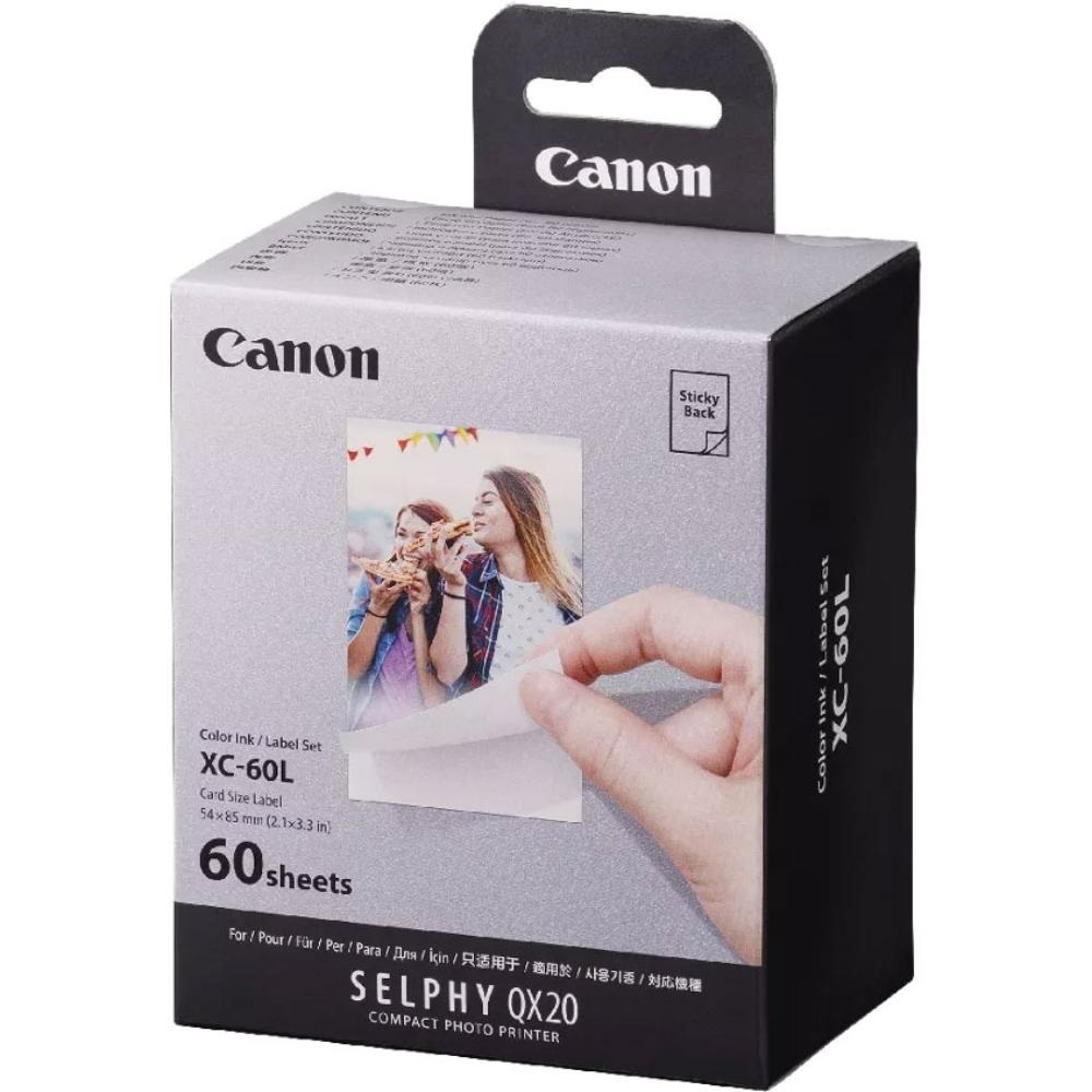 Canon XC-60L Color Ink & Sticker Set 60prints 54x85 mm (6756C001AA) (CANXC60L)