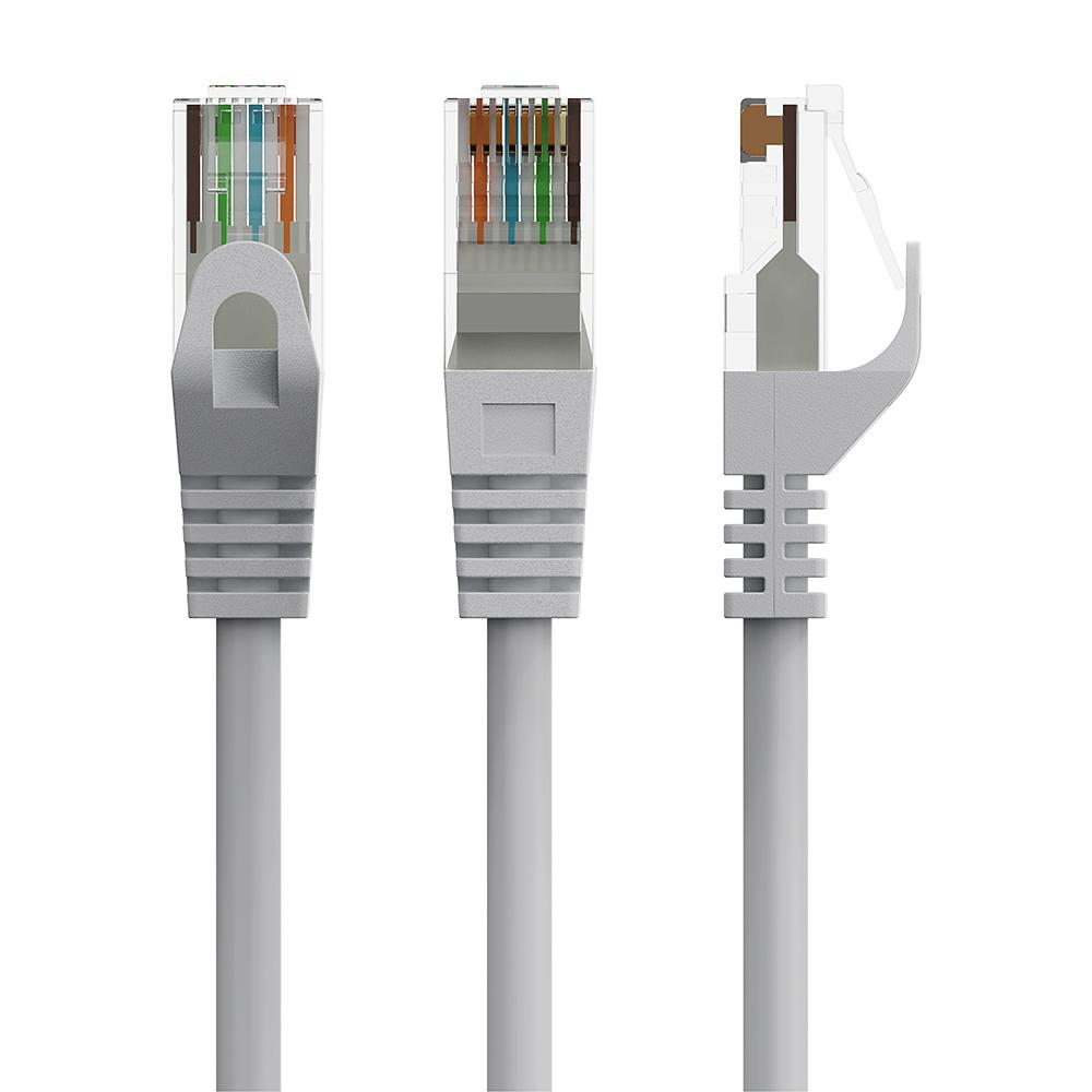 Gembird U/UTP Cat.6 Καλώδιο Δικτύου Ethernet 0.5m Γκρι (PP6U-0.5M) (GEMPP6U-0.5M)