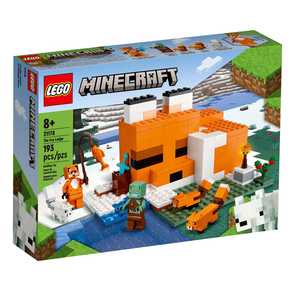 Lego Minecraft: The Fox Lodge για 8+ ετών (21178) (LGO21178)