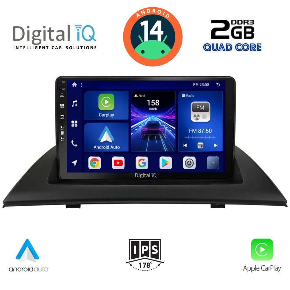 DIGITAL IQ BXC 3058_CPAA (9inc) MULTIMEDIA TABLET for BMW X3 (E83) mod. 2003-2010