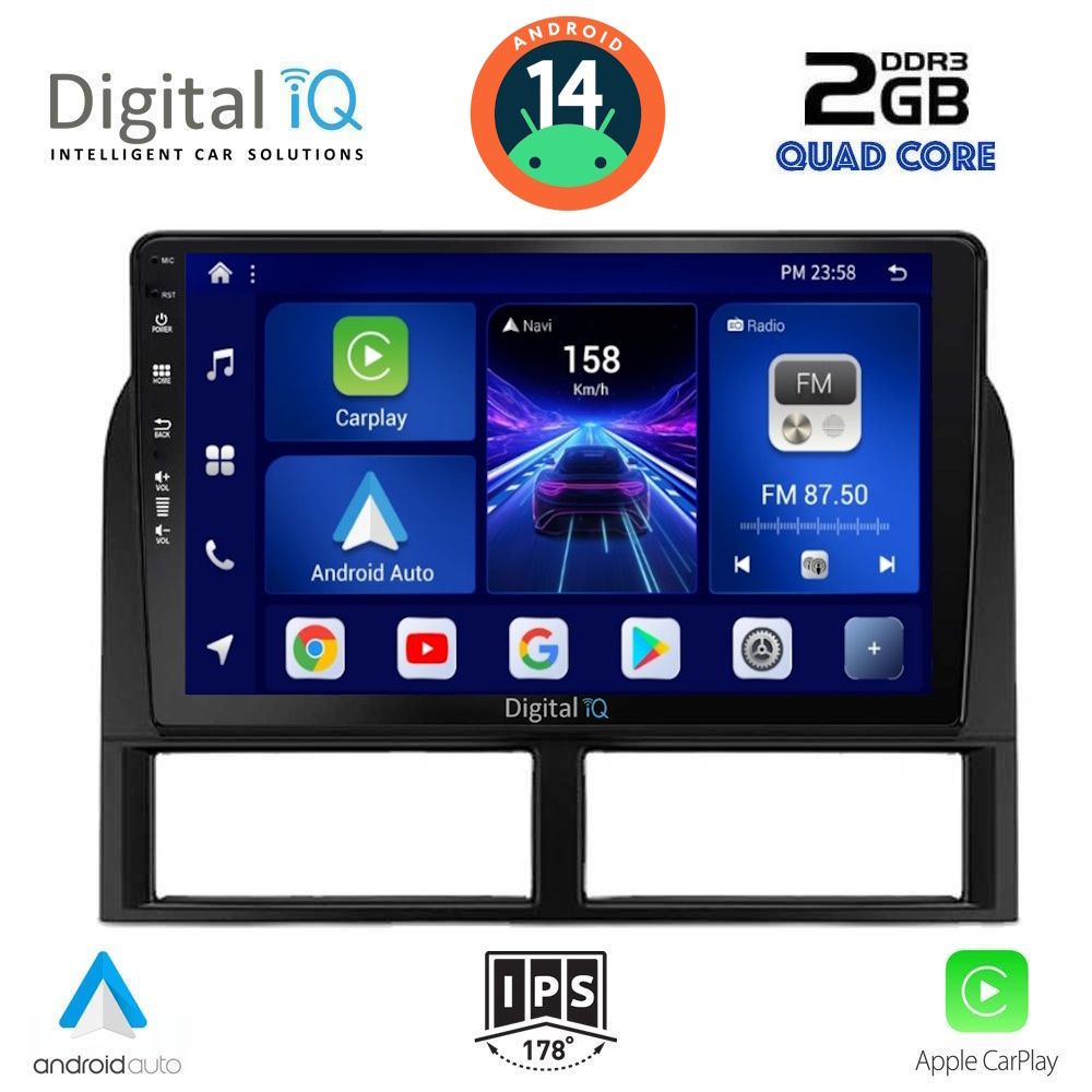 DIGITAL IQ BXC 3280_CPAA (9inc) MULTIMEDIA TABLET for JEEP GRAND CHEROKEE mod. 1999-2004