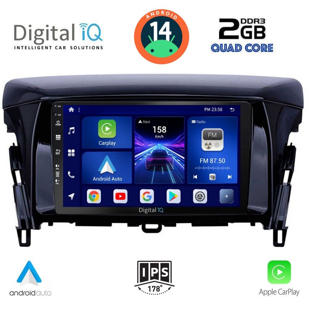 DIGITAL IQ BXC 3432_CPAA (9inc) MULTIMEDIA TABLET for MITSUBISHI ECLIPSE CROSS mod. 2018>