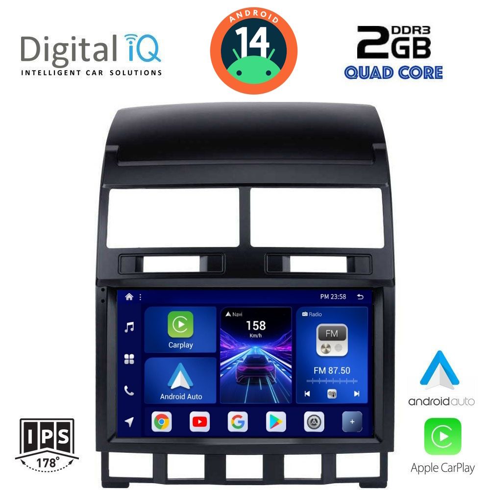 DIGITAL IQ BXC 3765_CPAA (9inc) MULTIMEDIA TABLET for VW TOUAREG mod. 2003-2011