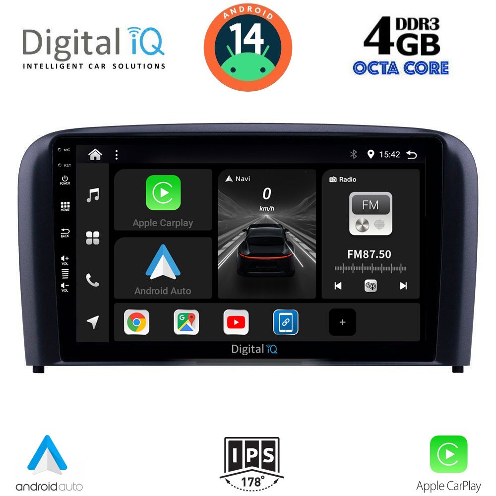 DIGITAL IQ BXF 6786_CPAA (9inc) MULTIMEDIA TABLET for VOLVO S80 mod. 1998-2006