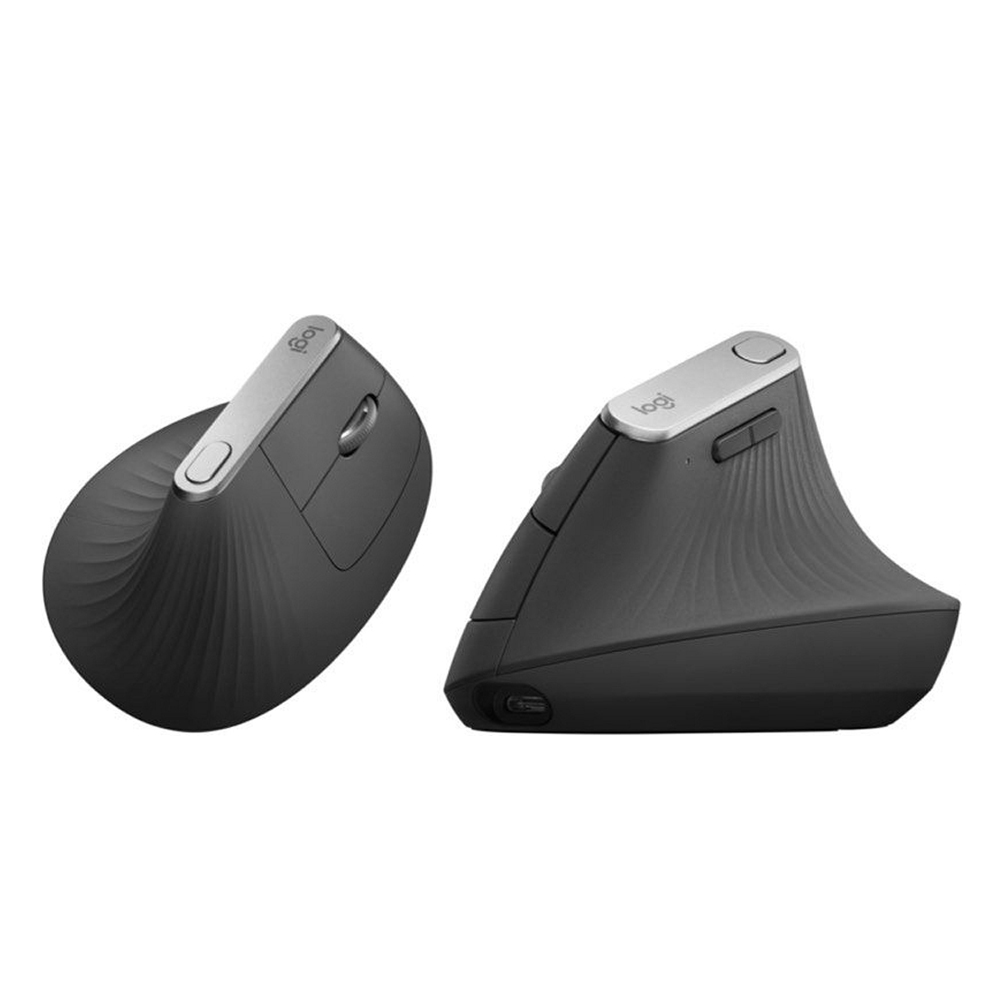 Logitech MX Vertical Ασύρματο & Ενσύρματο Εργονομικό Bluetooth Ποντίκι Μαύρο (910-005448) (LOGMXVERTICAL)