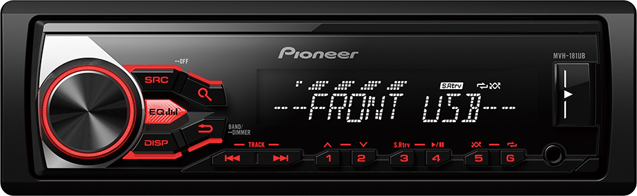 Pioneer MVH-181UB Radio Usb Aux 4X50W με Control ΔΩΡΟ