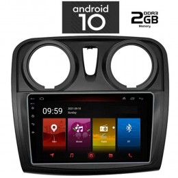 IQ-AN X4891_GPS A/C (9inc). OEM DACIA LOGAN - SANDERO mod. 2013-2019