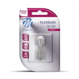 PY21W 12/24V BAU15s 2,8W 450lm 4xHP LED CANBUS ΚΙΤΡΙΝΟ BLISTER M-TECH -1ΤΕΜ.