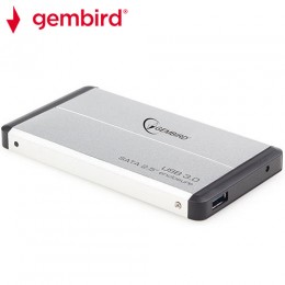 GEMBIRD USB 3.0 2.5"" ENCLOSURE SILVER