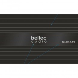 Beltec Audio Bza.150.4zfd. 150w X4ch 4ohms Stereo 14,4v Input250w X4ch 2ohms Stereo 14,4v Input500w X2ch 4ohms Stereo 14,4v Input