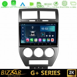 Bizzar g+ Series Jeep Compass/patriot 2007-2008 8core Android12 6+128gb Navigation Multimedia Tablet 10 u-g-Jp1023