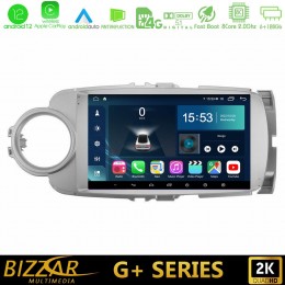 Bizzar g+ Series Toyota Yaris 8core Android12 6+128gb Navigation Multimedia Tablet 9 u-g-Ty1777