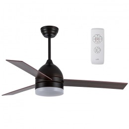 LIFE AERO Cafe 48" CEILING FAN 55W COFFEE BODY + DOUBLE SIDE COLOR BLADES