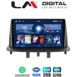 LM Digital - LM ZL4145 GPS Οθόνη OEM Multimedia Αυτοκινήτου για RENAULT MEGANE3 (BT/GPS/WIFI)