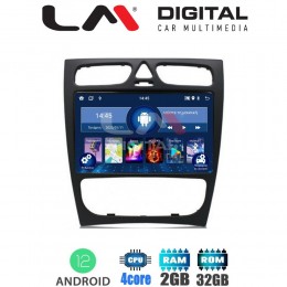 LM Digital - LM ZL4171 GPS Οθόνη OEM Multimedia Αυτοκινήτου για MERCEDES C class (W203) - CLK (W208) (BT/GPS/WIFI)