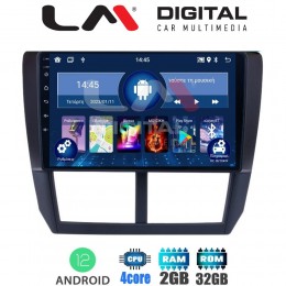 LM Digital - LM ZL4272 GPS Οθόνη OEM Multimedia Αυτοκινήτου για SUBARU IMPREZA-FORESTER 2009>2012 (BT/GPS/WIFI)