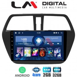 LM Digital - LM ZL4337 GPS Οθόνη OEM Multimedia Αυτοκινήτου για SUZUKI SX4 SCROSS 2014> (BT/GPS/WIFI)