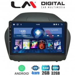 LM Digital - LM ZL4414 GPS Οθόνη OEM Multimedia Αυτοκινήτου για HYUNDAI IX35 2009>2015  (BT/GPS/WIFI)