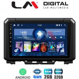 LM Digital - LM ZL4570 GPS Οθόνη OEM Multimedia Αυτοκινήτου για SUZUKI JIMNY 2018> (BT/GPS/WIFI) electriclife