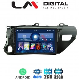 LM Digital - LM ZL4588 GPS Οθόνη OEM Multimedia Αυτοκινήτου για TOYOTA HILUX 2017>   (BT/GPS/WIFI)