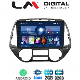 LM Digital - LM ZL4837 GPS Οθόνη OEM Multimedia Αυτοκινήτου για Hyundai i20 2008 > 2014 (BT/GPS/WIFI)