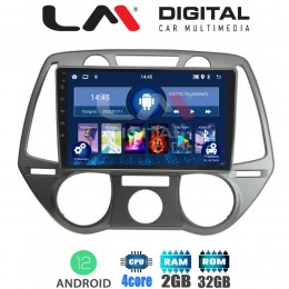 LM Digital - LM ZL4838 GPS Οθόνη OEM Multimedia Αυτοκινήτου για Hyundai i20 2008 > 2014 (BT/GPS/WIFI)