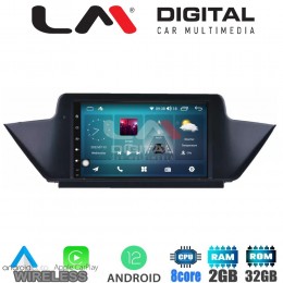 LM Digital - LM ZR8219 GPS Οθόνη OEM Multimedia Αυτοκινήτου για BMW X1 (E84) 2009>2014 (CarPlay/AndroidAuto/BT/GPS/WIFI/GPRS)