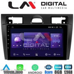 LM Digital - LM ZT8140B GPS Οθόνη OEM Multimedia Αυτοκινήτου για Ford Fiesta 2006 -> 2008 (CarPlay/AndroidAuto/BT/GPS/WIFI/GPRS)