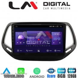 LM Digital - LM ZT8253 GPS Οθόνη OEM Multimedia Αυτοκινήτου για JEEP COMPASS 2017> (CarPlay/AndroidAuto/BT/GPS/WIFI/GPRS)