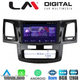 LM Digital - LM ZT8820 GPS Οθόνη OEM Multimedia Αυτοκινήτου για TOYOTA HILUX 2005>2016 (CarPlay/AndroidAuto/BT/GPS/WIFI/GPRS)