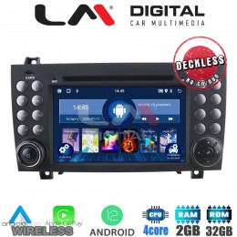 LM Digital - LM N4096 GPS Οθόνη OEM Multimedia Αυτοκινήτου για MERCEDES SLK (R171) 04>10 (CarPlay/AndroidAuto/BT/GPS/WIFI)