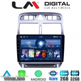 LM Digital - LM ZN4017 GPS Οθόνη OEM Multimedia Αυτοκινήτου για PEUGEOT 307 2001 > 2008  (CarPlay/AndroidAuto/BT/GPS/WIFI/GPRS)