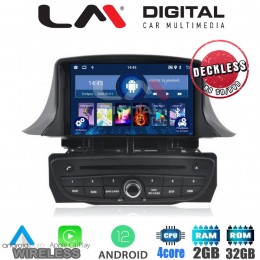 LM Digital - LM N4145 GPS Οθόνη OEM Multimedia Αυτοκινήτου για RENAULT Megane3 2009-2011 (CarPlay/AndroidAuto/BT/GPS/WIFI)