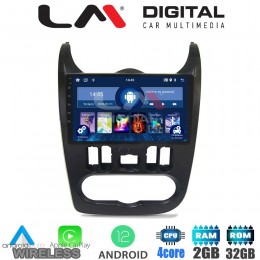 LM Digital - LM ZN4432B GPS Οθόνη OEM Multimedia Αυτοκινήτου για Dacia Duster 2006 > 2012 (CarPlay/AndroidAuto/BT/GPS/WIFI/GPRS)