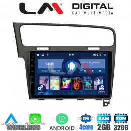 LM Digital - LM ZN4591B GPS Οθόνη OEM Multimedia Αυτοκινήτου για 0 (CarPlay/AndroidAuto/BT/GPS/WIFI/GPRS)