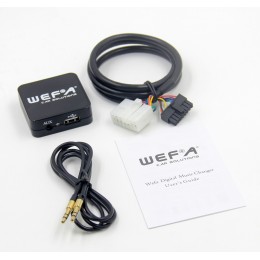 Wefatech  Interface Aux/Usb για εργοστασιακές πηγές Toyota 5+7pin   WF.605.TOYOTA.5.7