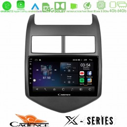 Cadence x Series Chevrolet Aveo 2011-2017 8core Android12 4+64gb Navigation Multimedia Tablet 9 u-x-Cv0243