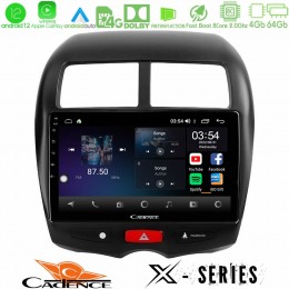 Cadence x Series Mitsubishi asx 8core Android12 4+64gb Navigation Multimedia Tablet 10 u-x-Mt0075
