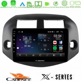 Cadence x Series Toyota Rav4 2006-2012 8core Android12 4+64gb Navigation Multimedia Tablet 10 u-x-Ty0165