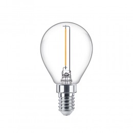 Philips E14 LED Warm White Filament Ball Bulb 1.4W (15W)(LPH02378) (PHILPH02378)