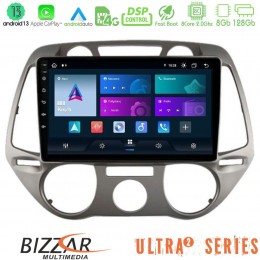 Bizzar Ultra Series Hyundai i20 2009-2012 Manual a/c 8core Android13 8+128gb Navigation Multimedia Tablet 9 u-ul2-Hy0709m
