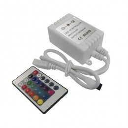Ασύρματος Mini LED RGB Controller και Χειριστήριο RF 12v (72w) GloboStar 04033