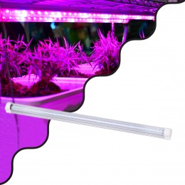 GloboStar® 85961 Linear Grow Light Full Spectrum LED Γραμμικό Φωτιστικό Ανάπτυξης Φυτών Θερμοκηπίου 60cm SMD 2835 40W 160° AC230V IP54 Εσωτερικού Χώρου για Κάλυψη Επιφάνειας 0.6m x 0.6m Πλήρους Φάσματος Φωτισμού