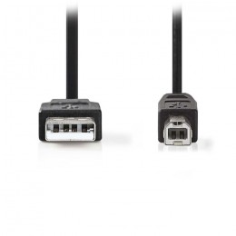 NEDIS CCGT60100BK30 USB 2.0 Cable A Male-USB-B Male 3.0m Black