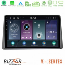 Bizzar v Series Dacia Duster 2019-&Gt; 10core Android13 4+64gb Navigation Multimedia Tablet 9 u-v-Dc0628