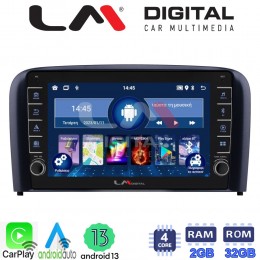 LM Digital - LM ZG4393 GPS Οθόνη OEM Multimedia Αυτοκινήτου για Volvo S80 2004 > 2006 (CarPlay/AndroidAuto/BT/GPS/WIFI/GPRS) electriclife