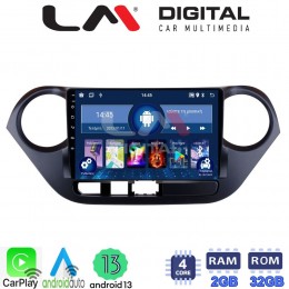 LM Digital - LM ZG4406 GPS Οθόνη OEM Multimedia Αυτοκινήτου για Hyundai i10 2014> (CarPlay/AndroidAuto/BT/GPS/WIFI/GPRS) electriclife