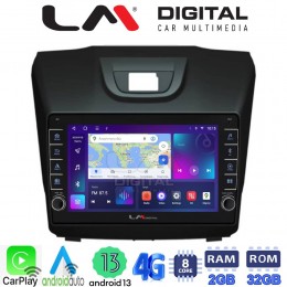 LM Digital - LM ZG8435 GPS Οθόνη OEM Multimedia Αυτοκινήτου για ISUZU DMAX 2012> (CarPlay/AndroidAuto/BT/GPS/WIFI/GPRS) electriclife