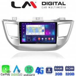 LM Digital - LM ZE8361 GPS Οθόνη OEM Multimedia Αυτοκινήτου για Hyundai Tucson 2015 < 2019 (CarPlay/AndroidAuto/BT/GPS/WIFI/GPRS) electriclife