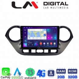 LM Digital - LM ZE8406 GPS Οθόνη OEM Multimedia Αυτοκινήτου για Hyundai i10 2014> (CarPlay/AndroidAuto/BT/GPS/WIFI/GPRS) electriclife